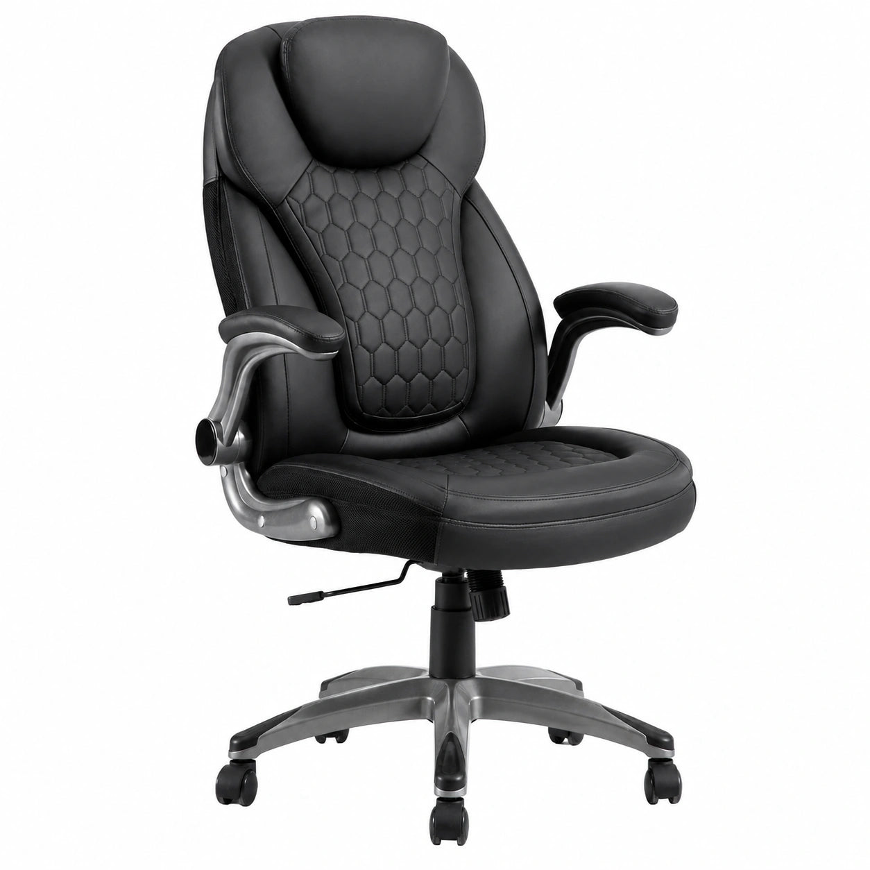 Bureau, en similicuir, coloris noir, pour l’espace de travail