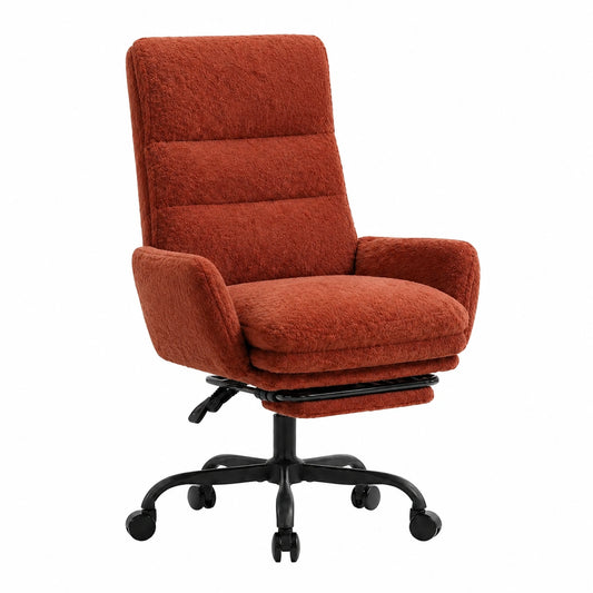 Bureau, en tissu, coloris marron, pour l’espace de travail
