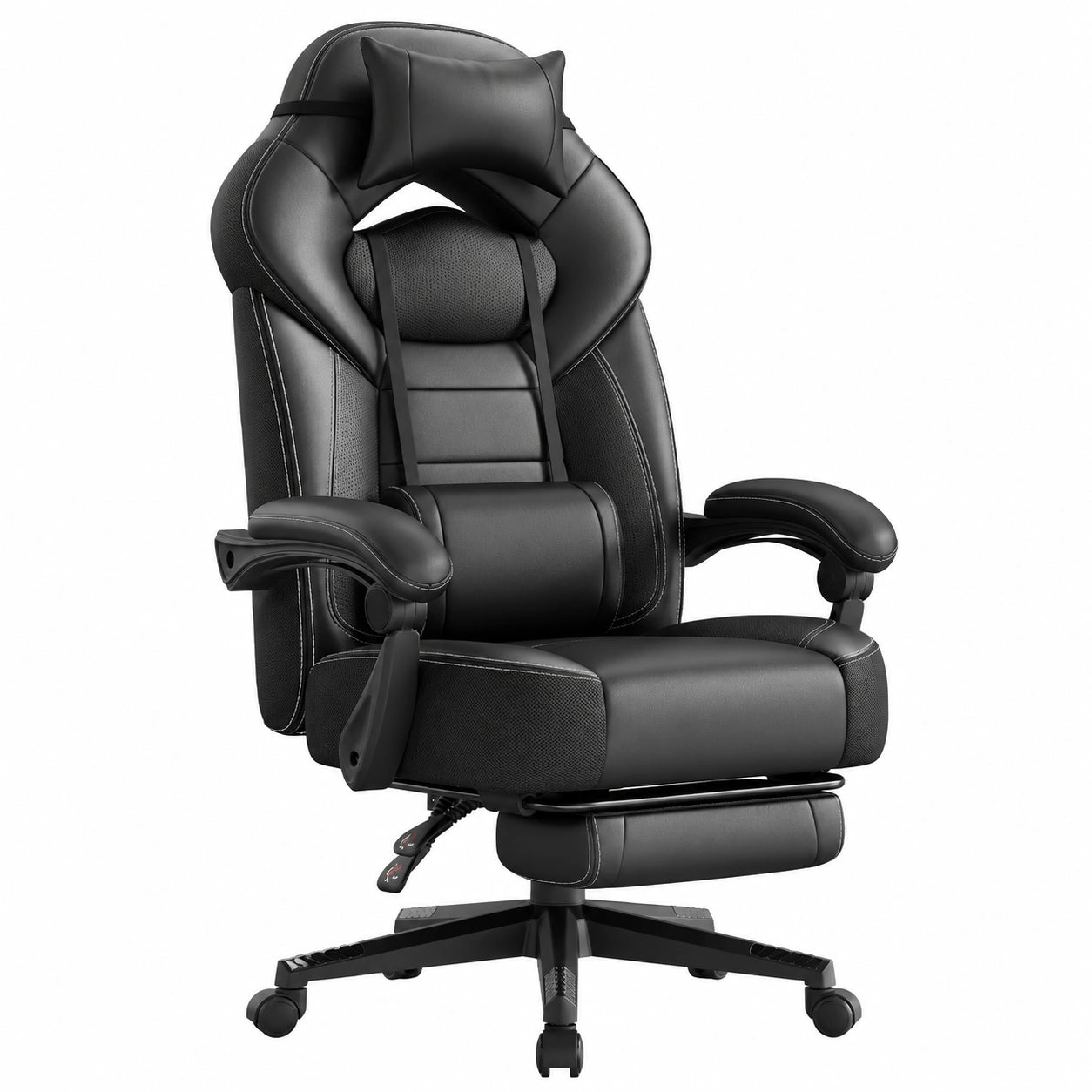 Chaise, réglable, coloris noir, pour la salle à manger ou la cuisine