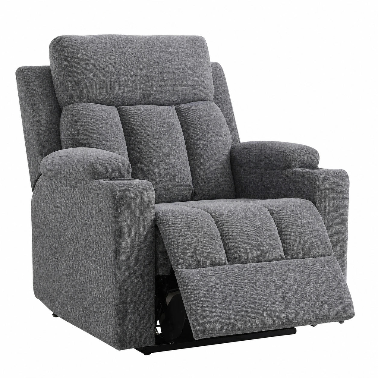 Fauteuil relax, coloris gris, pour le salon