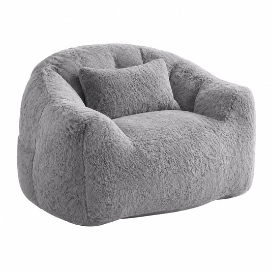 Fauteuil, coloris gris, pour le salon ou la chambre